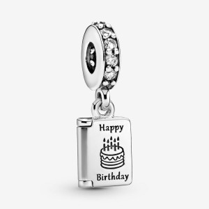 Pandora Birthday Card Dangle Charm Sterling Silver | 85231-BIOS