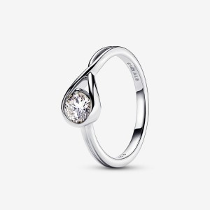 Pandora Brilliance Lab-created 0.50 ct tw Diamond Ring Sterling Silver | 05819-LXOY