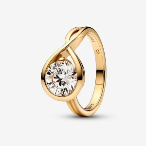 Pandora Brilliance Lab-created 2.00 ct tw Diamond Ring Gold | 47682-VTUI