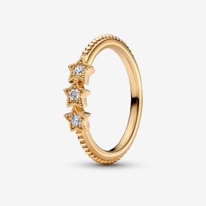 Pandora Celestial Stars Ring Gold Plated | 58476-RZFC