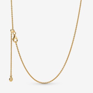 Pandora Classic Cable Chain Necklace - FINAL SALE Gold Plated | 71635-JTSU