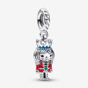 Pandora Festive Nutcracker 2022 Dangle Charm Sterling Silver | 76841-MAVP