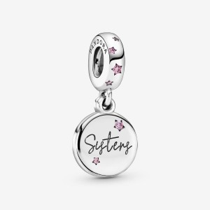 Pandora Forever Sisters Dangle Charm Pandora Us | 23105-OXSY