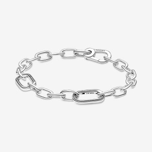 Pandora ME Link Chain Bracelet Sterling Silver | 48621-PHAL