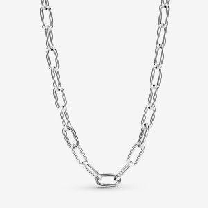 Pandora ME Link Chain Necklace Sterling Silver | 24135-OXKT