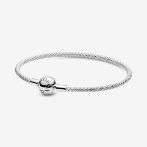 Pandora Moments Mesh Bracelet Sterling Silver | 79803-AEYD