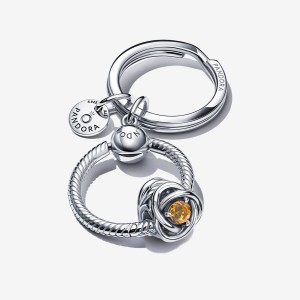 Pandora November Birthday Key Chain Set | 68430-AQUF