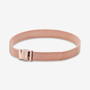 Pandora Reflexions™ Mesh Bracelet Rose Gold Plated | 23741-FTDB