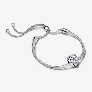 Pandora Sparkling Snowflake Sliding Bracelet Set | 95716-HSFB