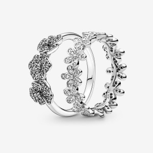 Pandora Springtime Flowers in Bloom Ring Set | 65731-MVHL