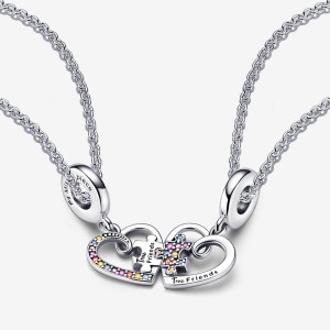 Pandora True Friends Splittable Friendship Necklace Set | 52706-LZYV