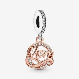 Pandora Two-tone Mom Dangle Charm Two-tone | 25417-ZDLW