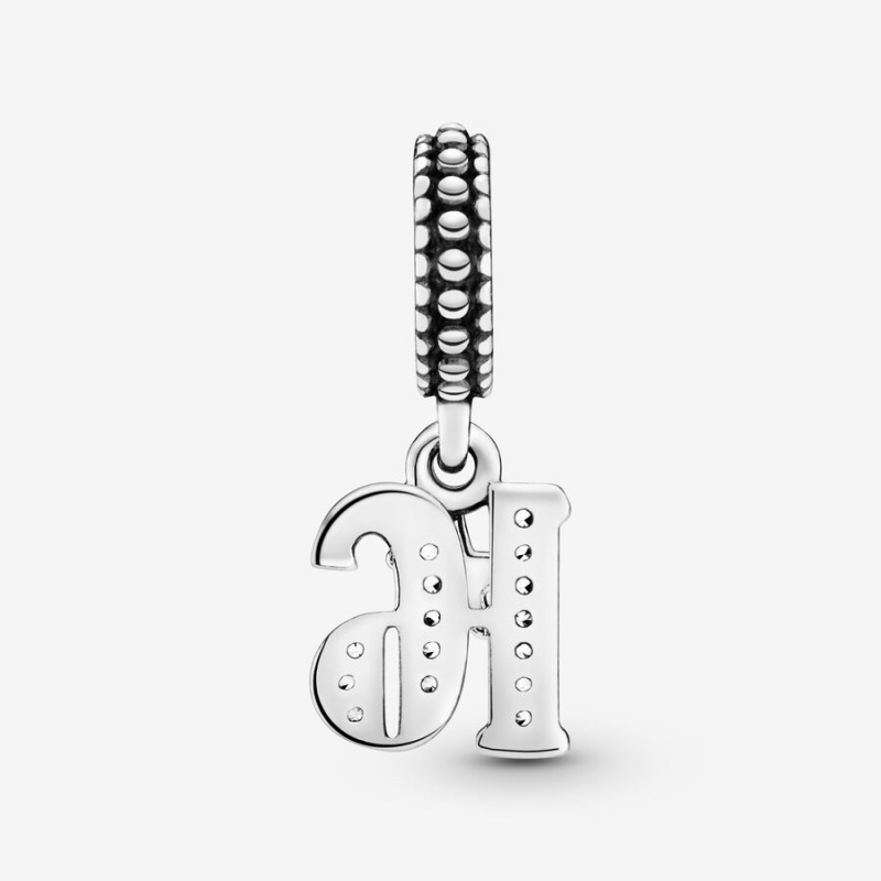 Pandora 16th Celebration Charm Sterling Silver | 06389-MWJY