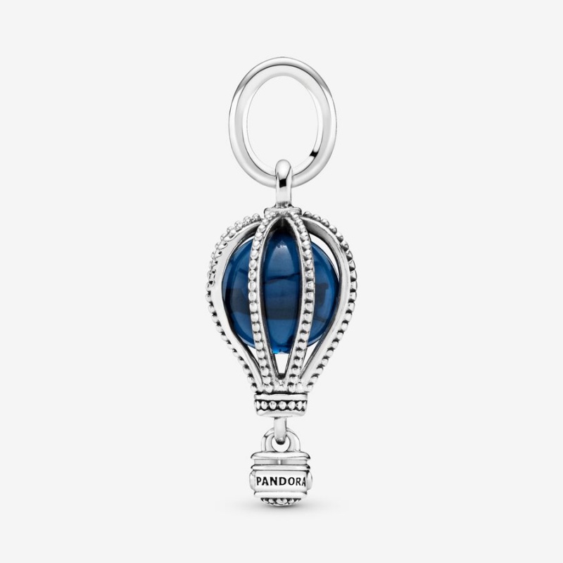 Pandora Blue Hot Air Balloon Travel Charm Travel Charms | 79406-DMBO