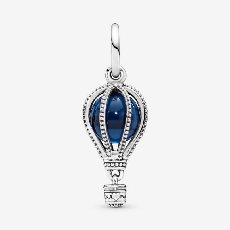 Pandora Blue Hot Air Balloon Travel Charm Travel Charms | 79406-DMBO