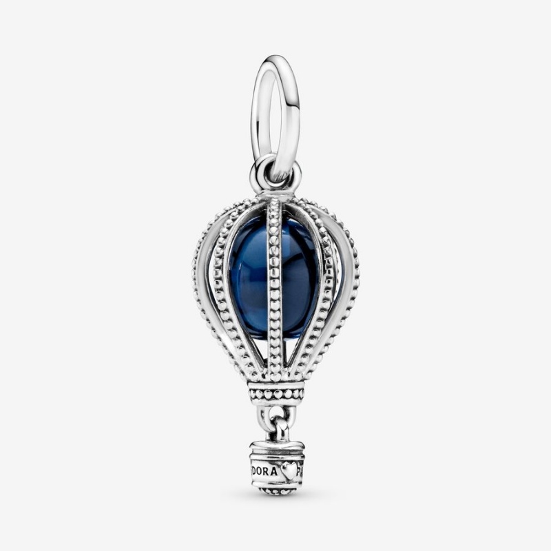 Pandora Blue Hot Air Balloon Travel Charm Travel Charms | 79406-DMBO