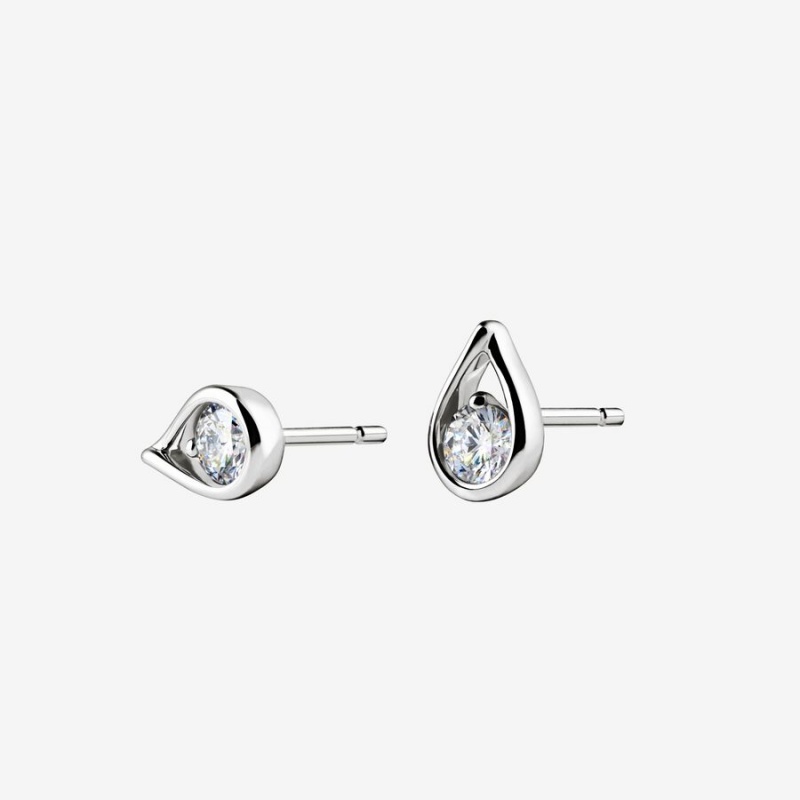 Pandora Brilliance 0.75 ct tw Lab-created Diamond Ring and Earrings Set | 89573-VFOX