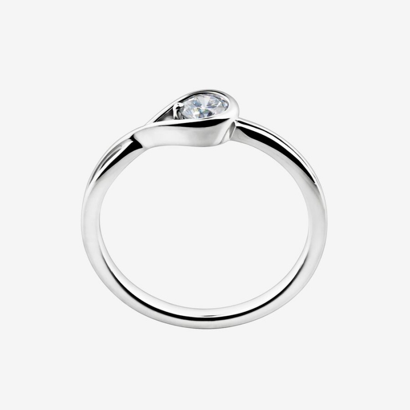 Pandora Brilliance Lab-created 0.25 ct tw Diamond Ring Sterling Silver | 72498-MJHX