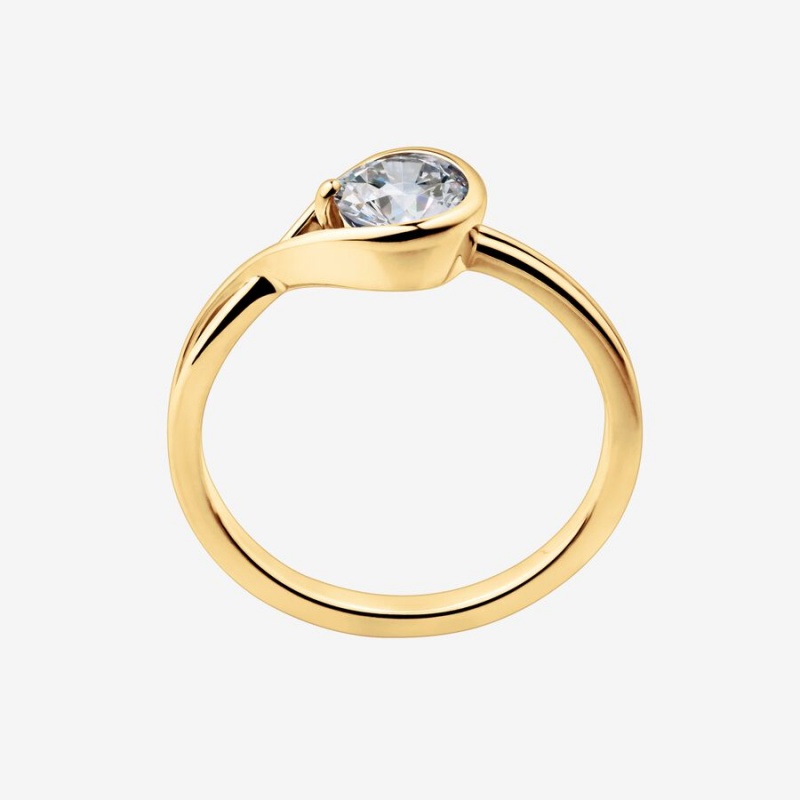 Pandora Brilliance Lab-created 0.75 ct tw Diamond Ring Gold | 96021-ZNEY