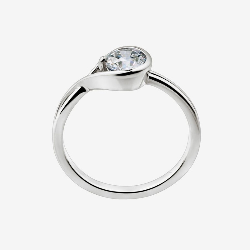 Pandora Brilliance Lab-created 0.75 ct tw Diamond Ring White Gold | 80732-SEMW