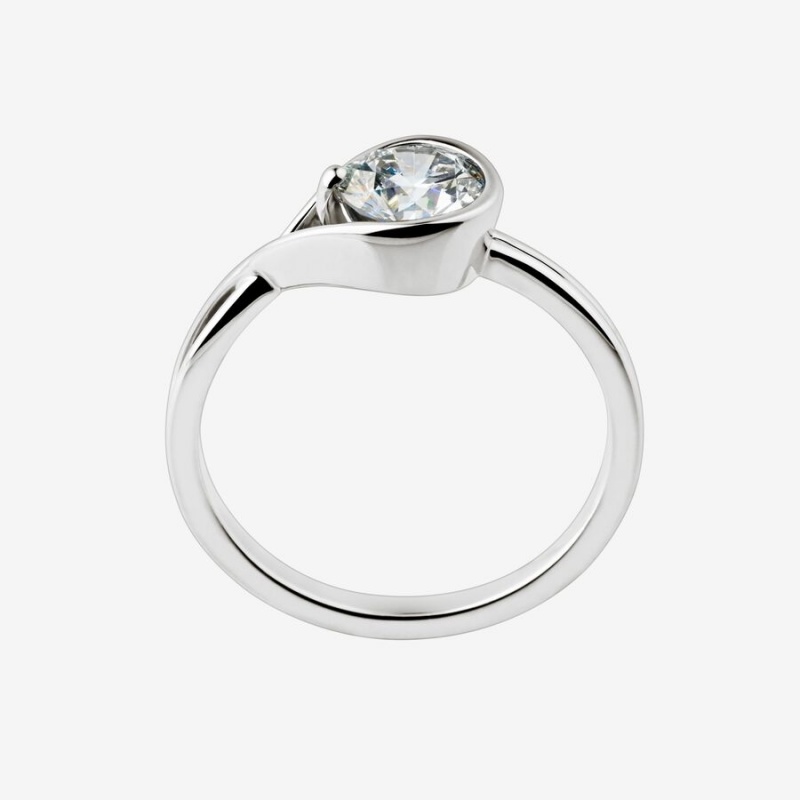 Pandora Brilliance Lab-created 1.00 ct tw Diamond Ring White Gold | 71635-FBJP