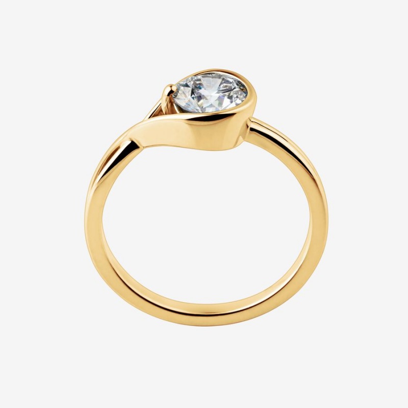 Pandora Brilliance Lab-created 1.00 ct tw Diamond Ring Gold | 68150-ETSP