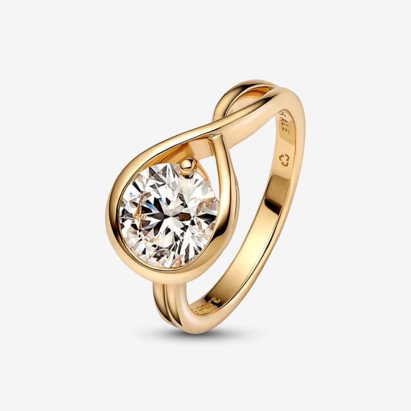 Pandora Brilliance Lab-created 2.00 ct tw Diamond Ring Gold | 64032-HWJT