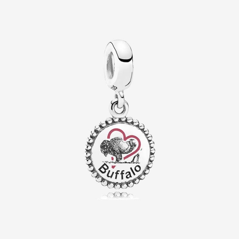 Pandora Buffalo Dangle Sterling Silver | 38729-OQPG