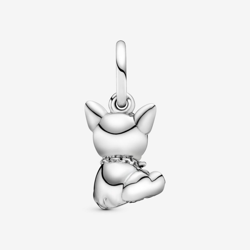 Pandora Bulldog Puppy Dog Dangle Charm Dog Charms | 17495-LSXH