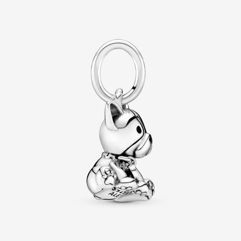 Pandora Bulldog Puppy Dog Dangle Charm Dog Charms | 17495-LSXH