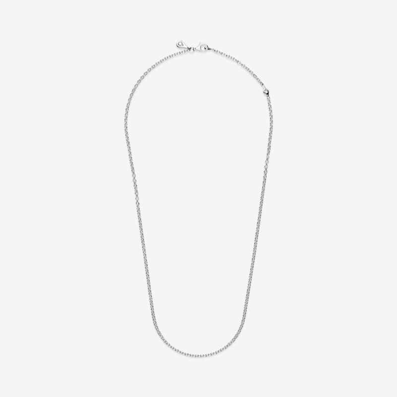 Pandora Cable Chain Necklace Sterling Silver | 71825-YFJN