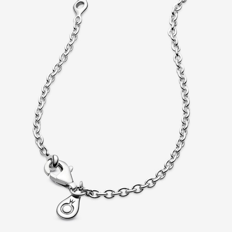 Pandora Cable Chain Necklace Sterling Silver | 71825-YFJN