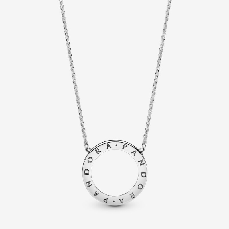 Pandora Circle of Sparkle Necklace Sterling Silver | 70863-VLRN