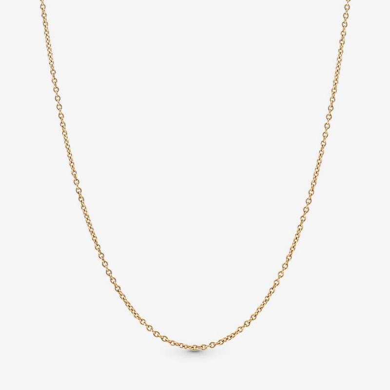 Pandora Classic Anchor Chain Necklace Gold | 80435-YNCF