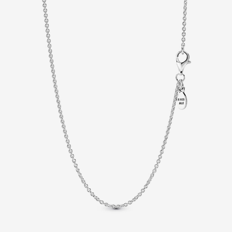 Pandora Classic Cable Chain Necklace Sterling Silver | 12734-SMVR