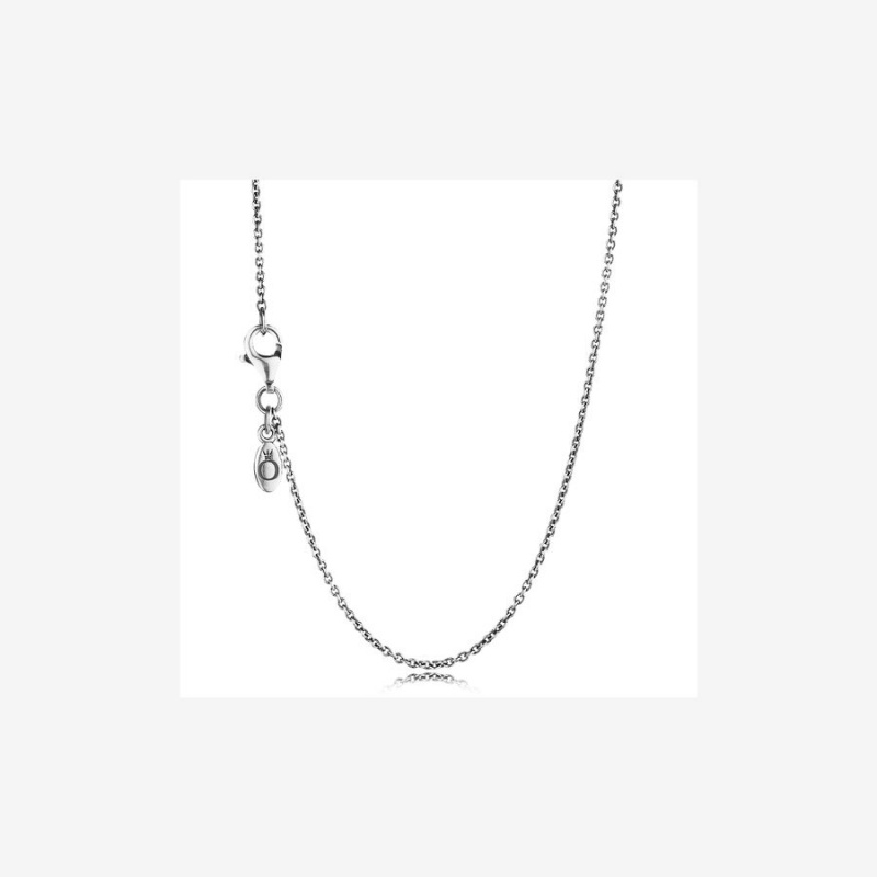 Pandora Classic Cable Chain Necklace Sterling Silver | 12734-SMVR