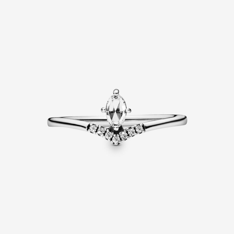 Pandora Classic Wishbone Ring Sterling Silver | 42867-WSPN