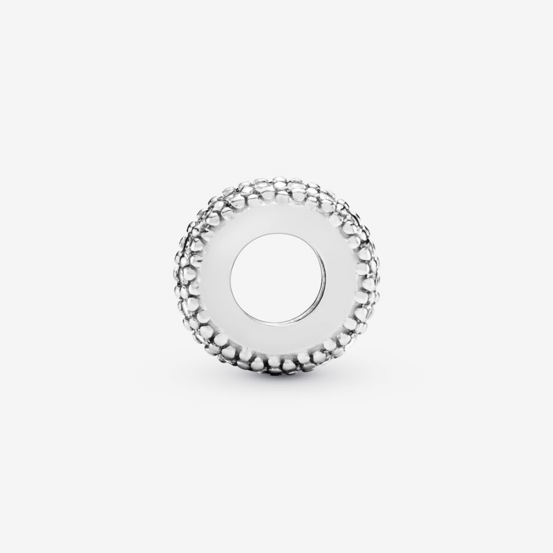 Pandora Clear Sparkle Spacer Charm Sterling Silver | 96025-FOQP