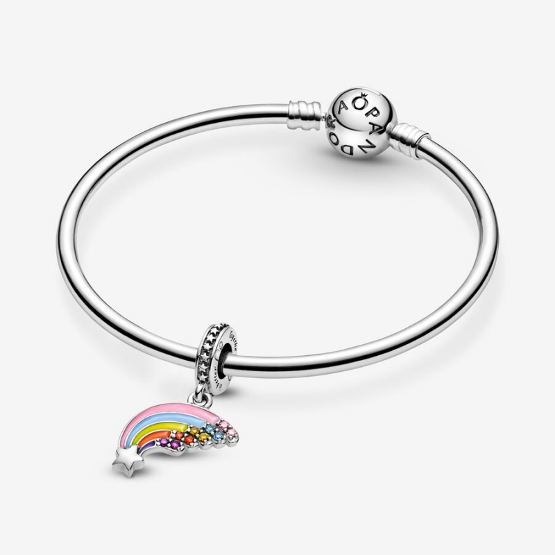 Pandora Colourful Rainbow Dangle Charm Sterling Silver | 85029-BLXJ