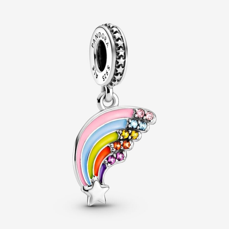 Pandora Colourful Rainbow Dangle Charm Sterling Silver | 85029-BLXJ