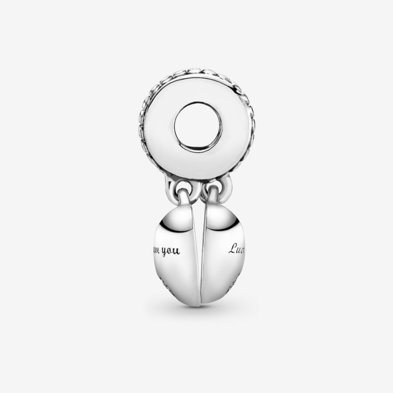 Pandora Daughter- & Mother in Law Split Dangle Charm - FINAL SALE Sterling Silver | 61740-SFIK