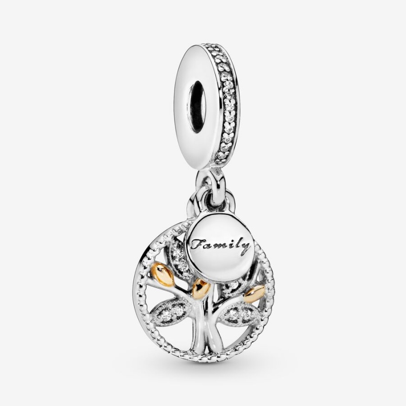 Pandora Family Means Everything Golden Keychain Set | 60928-LWBJ