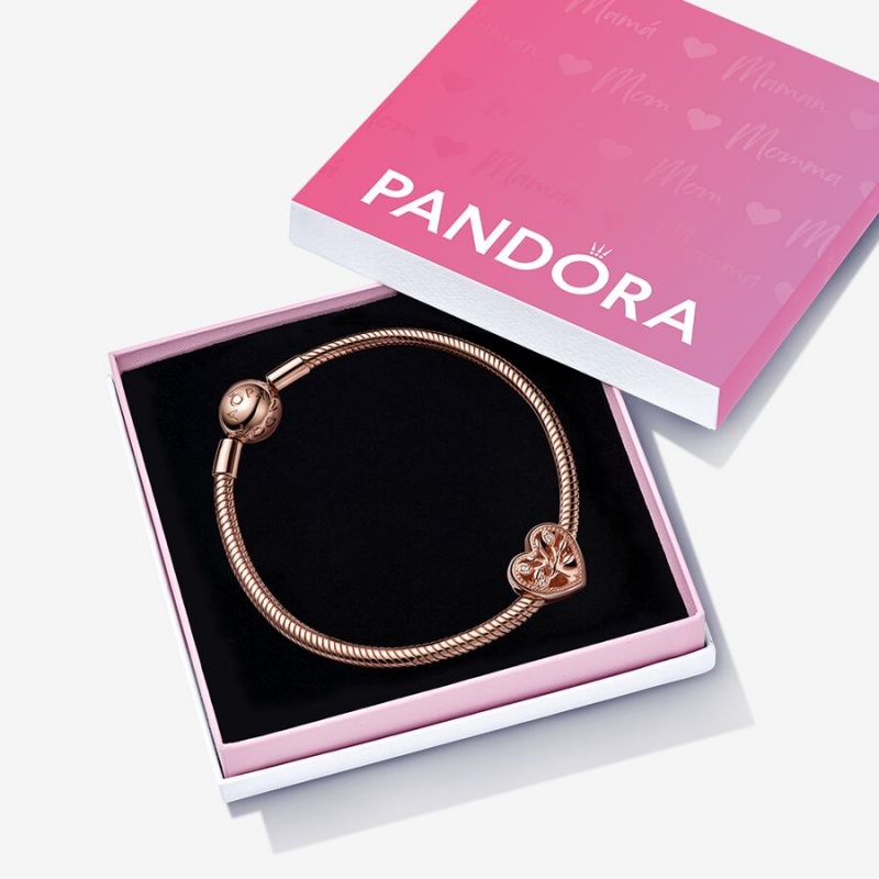 Pandora Family Tree Heart Bracelet Gift Set | 36842-WXJG