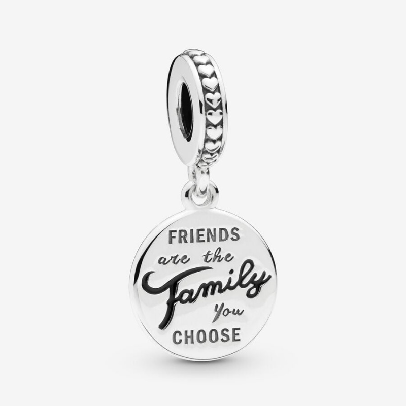 Pandora Friends Are Family Dangle Charm Sterling Silver | 81269-GQDH