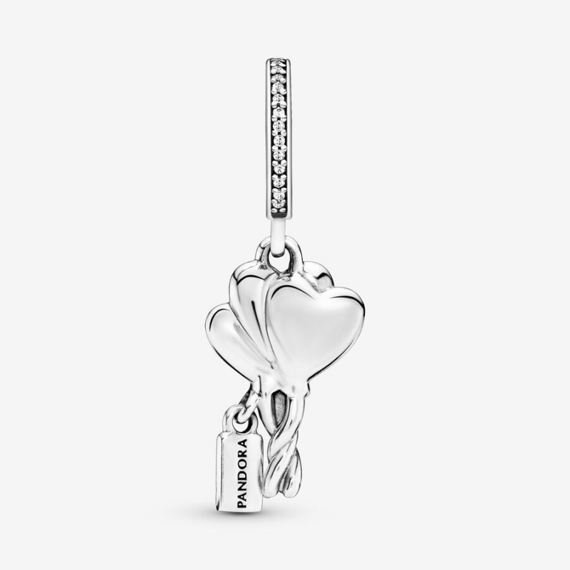 Pandora Happy Bday Balloon Dangle Charm Birthday Jewelry | 38041-SJKR