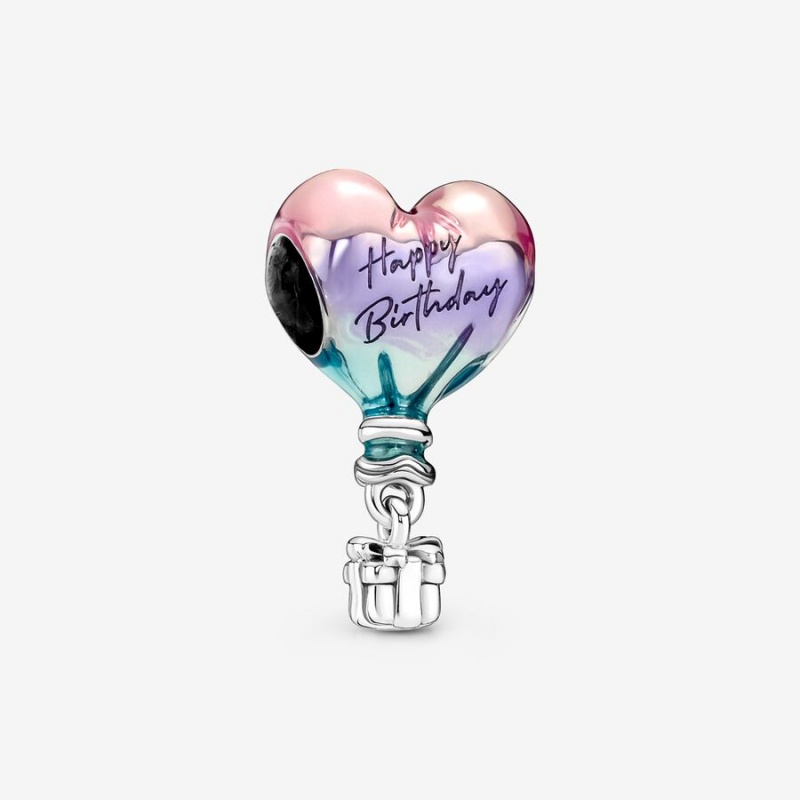 Pandora Happy Birthday Balloon T-Bar Heart Bracelet Set | 83017-SFXE