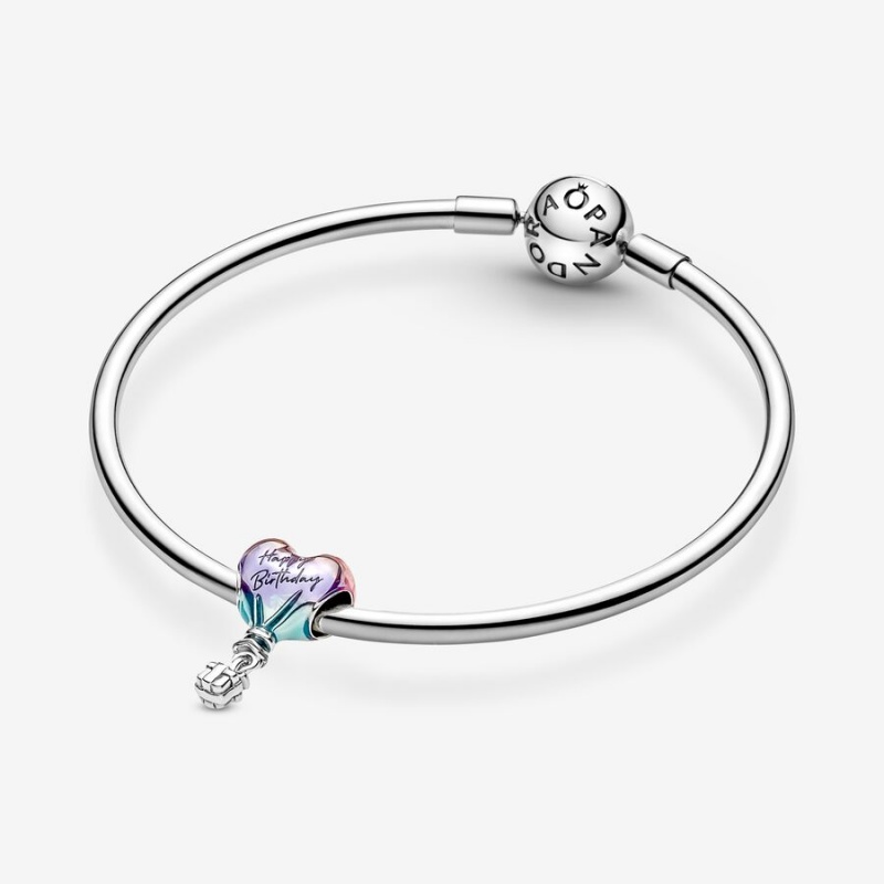 Pandora Happy Birthday Hot Air Balloon Charm Sterling Silver | 81493-GCZL