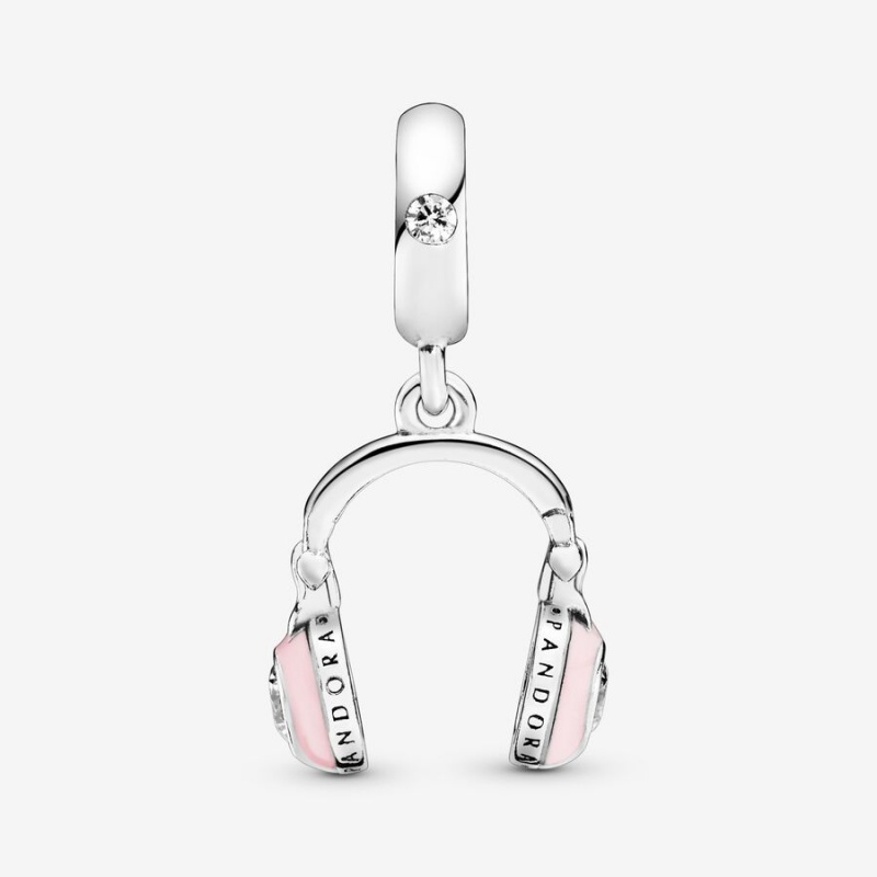 Pandora Headphones Dangle Charm Sterling Silver | 30497-XMHJ