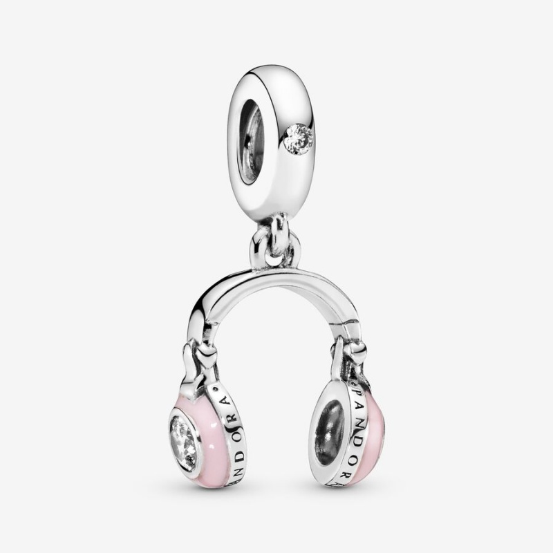 Pandora Headphones Dangle Charm Sterling Silver | 30497-XMHJ