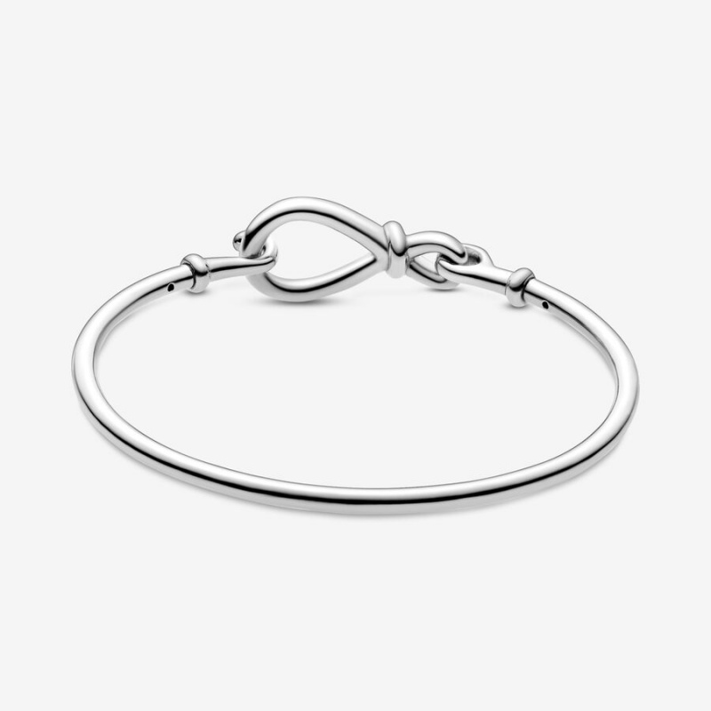 Pandora Infinity Knot Bangle Sterling Silver | 23760-SPME